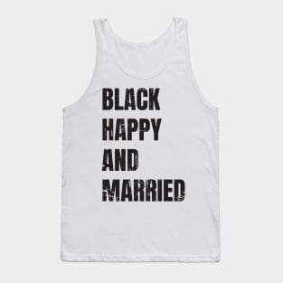 black happy and married Tank Top